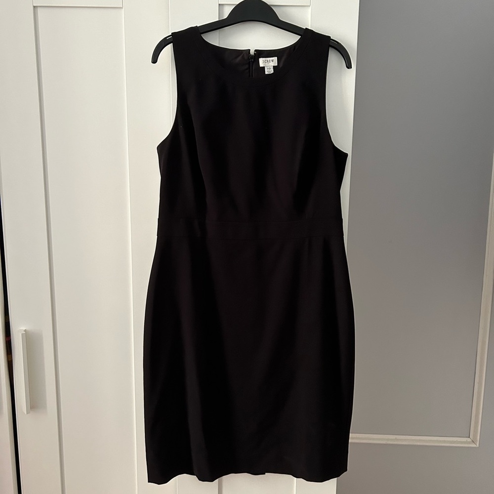 J.Crew Factory Black Suiting Dress